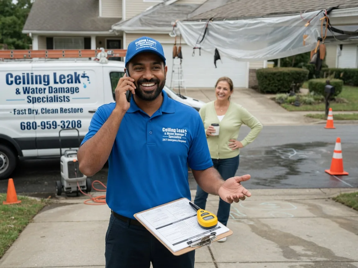 Ceiling Leak Cleanup Little America, WY FAQs